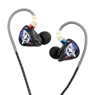 The CVJ Vivian (People) IEM Wired Earphones Feature Imported Acoustic Filter Sponge, a Composite Resin Diaphragm, and 3D Digital Embossing Coating.