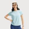 Li Ning T Shirt Women's Light Ice Blue ATSV594-1