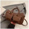 Premium Niche Bag Women's Double Pocket Retro 2025 New Casual Versatile Messenger Bag Portable Pillow Bag