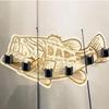 Wooden Bass Fish Shaped Fishing Rod Holder Wall Mount Rack with Multiple Slots for Organizing Fishing Rods and Gear
