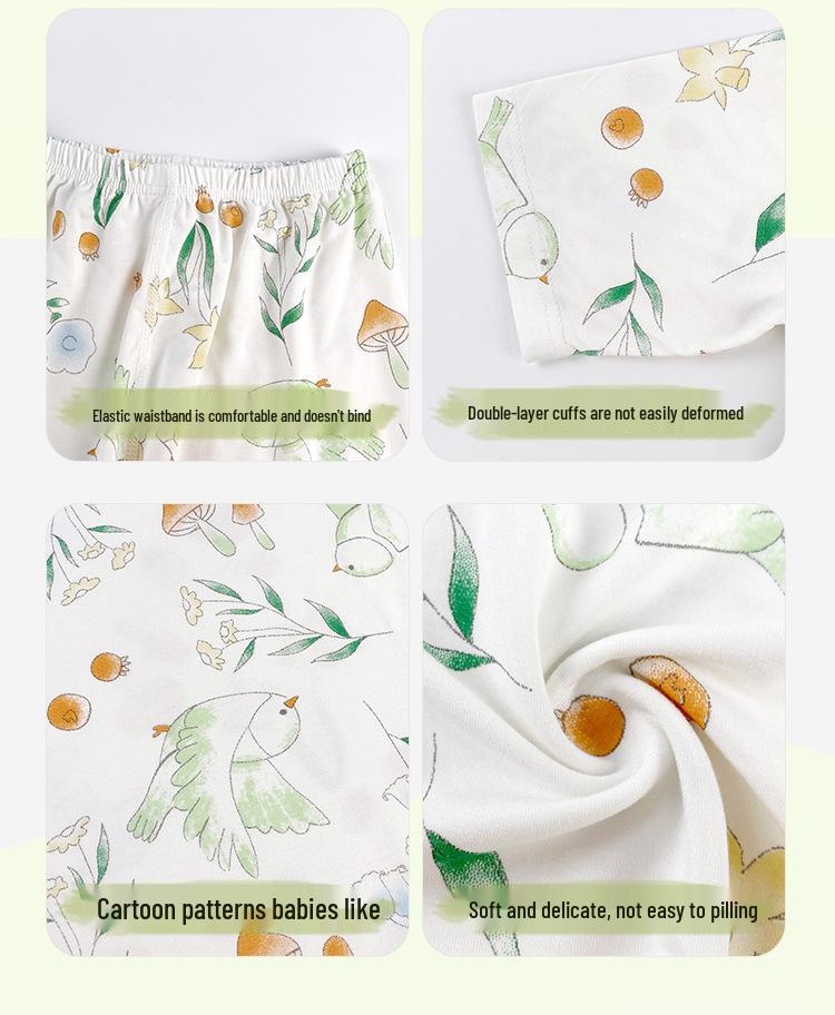 Youkesi Mädchen Klimatisierte Sommer-Pyjamasets, Alter 3-15, Größe 80-160cm, Set mit 3/4-Ärmel und Hose