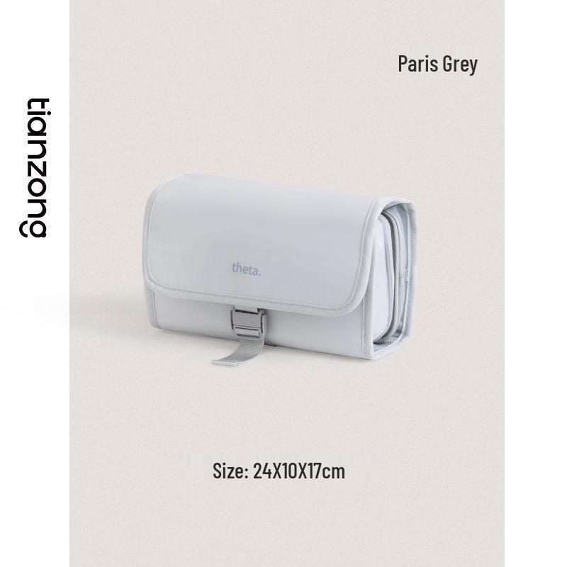 

Dual Compartment Travel Toiletry and Makeup Bag with Dry-Wet Separation