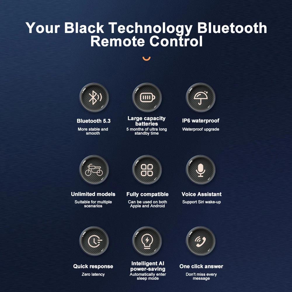 Motorcycle Handle Bluetooth Controller Bluetooth Wireless Handlebar Control Wireless Media Control Universal  Accessories