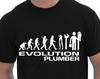 Print4u Evolution Of A Plumber Fathers Day Birthday Novelty Funny T-Shirt
