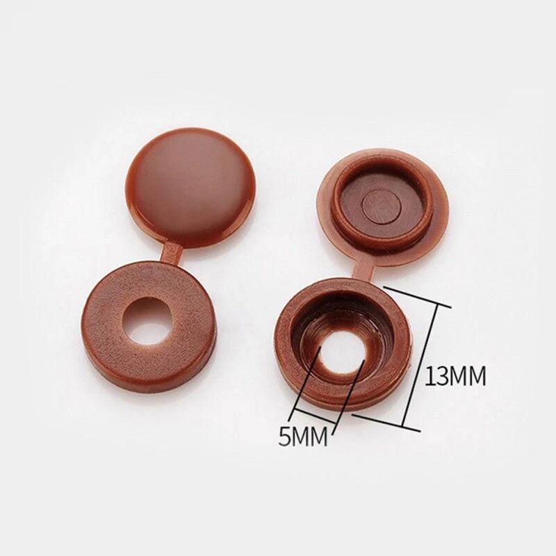 100 pcs/lot Screw Colorful Plastic Decorative Covers Universal Car Furniture Self-tapping Screw Cap Decor Cover Auto Accessories