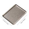 Retro 304 Stainless Steel Antique Square Steak Tray Creative Restaurant Display Dessert Barbecue Plate