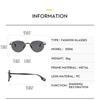 Women's sunglasses, men's and women's retro sunglasses, metal round frame sunglasses.