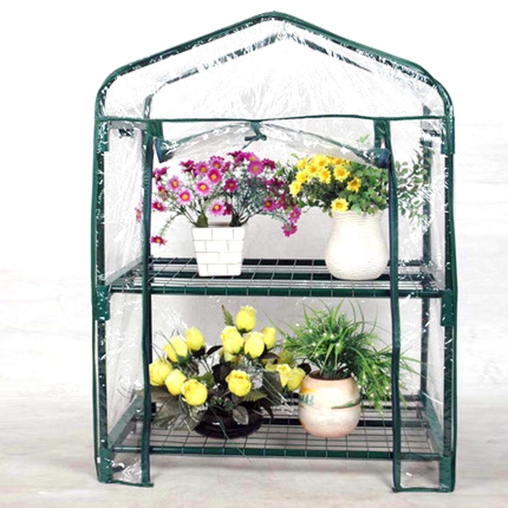 Greenhouse Cover Transparent Frost Proof Heat Insulating PVC Plant Gardening Greenhouse Cover