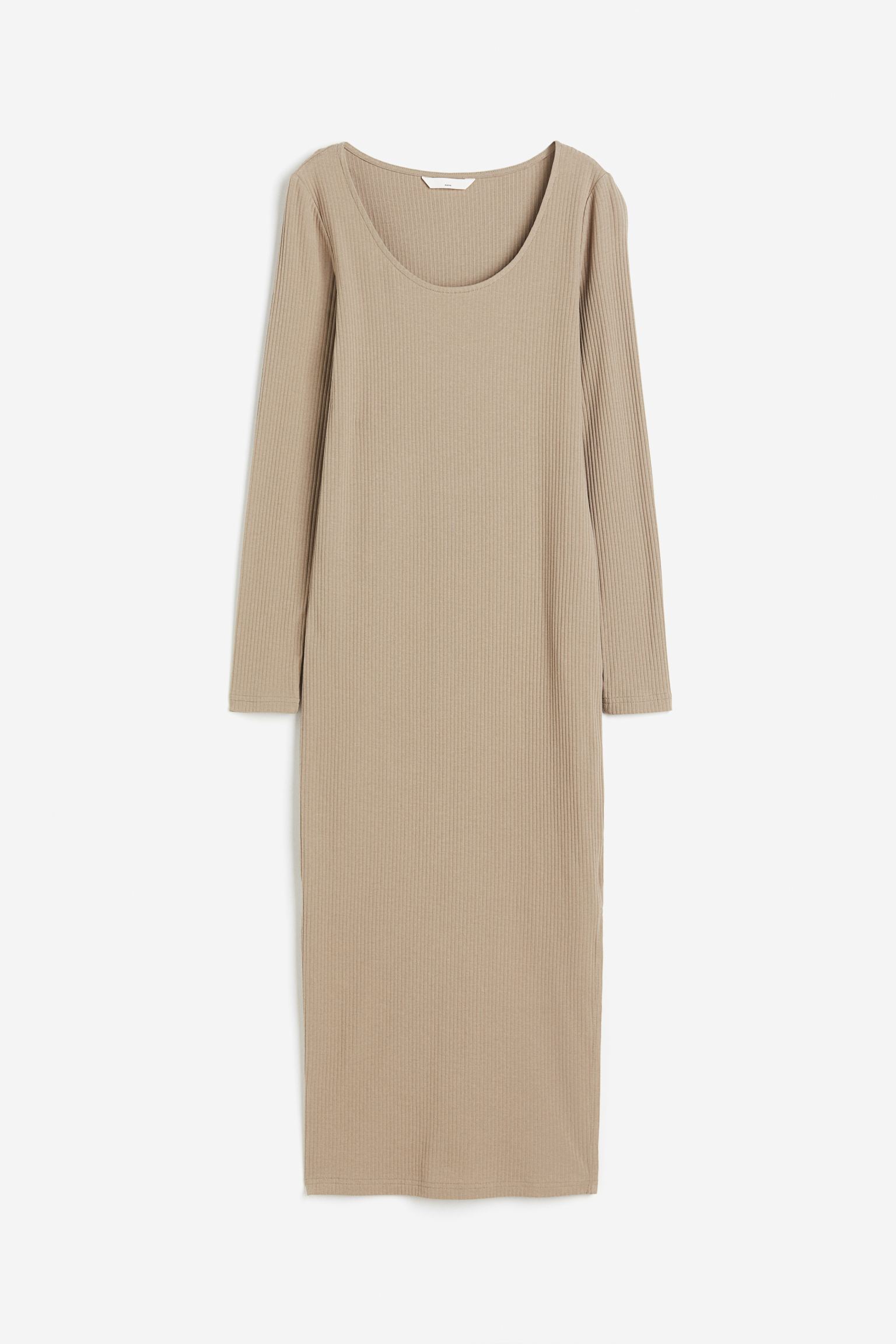 

MAMA Ribbed bodycon dress