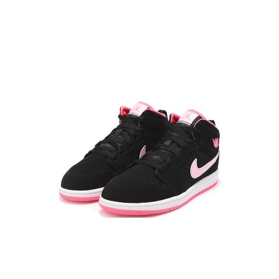 

Air Jordan 1 Mid PS Black Digital Sneakers Pink 640737-066 EU 35 чорний