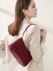 Niche Design Women's Handbag Genuine Leather Baguette Bag  Luxury Design French Underarm Bag Shoulder Vintage Armpit Bag