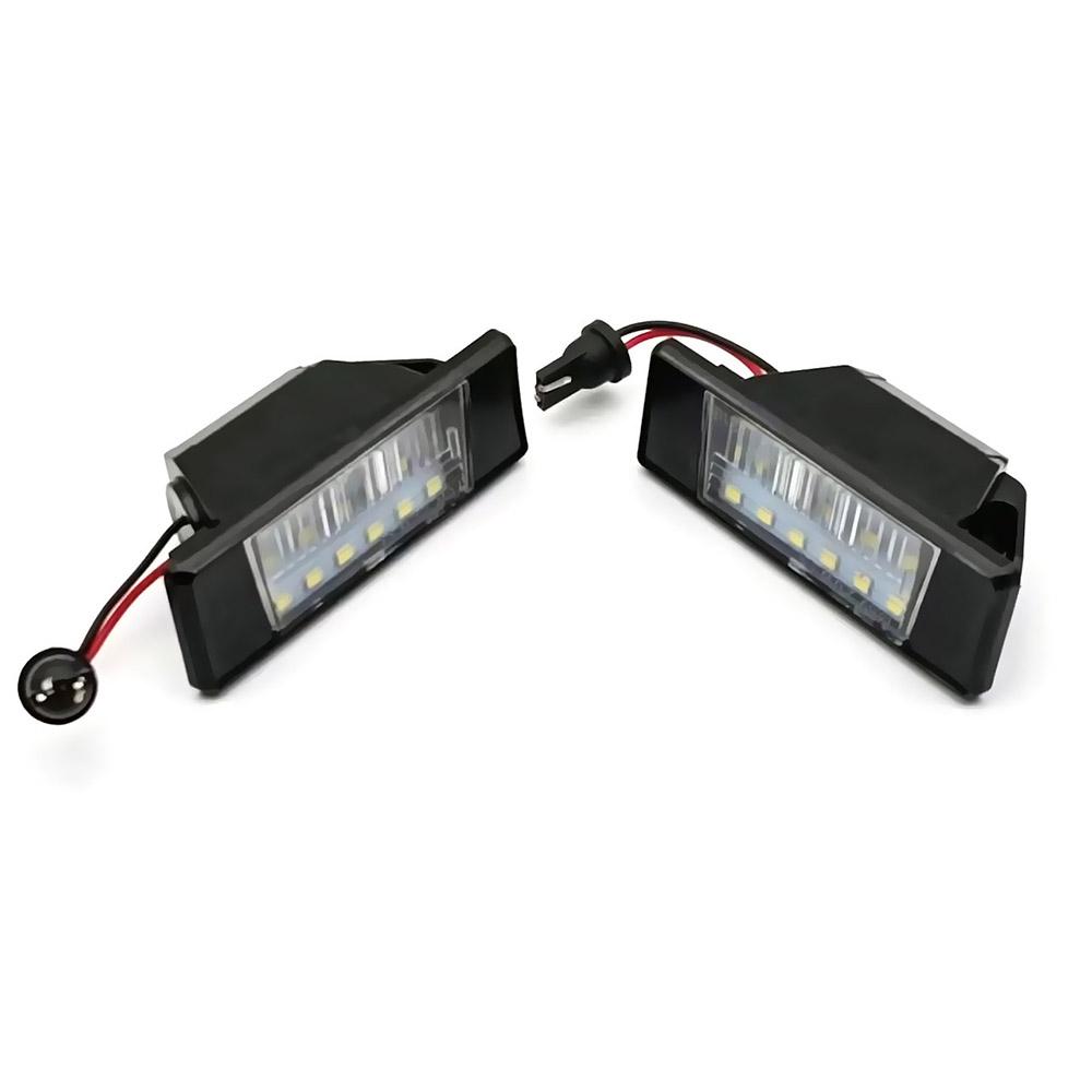 1 Pair LED License Plate Light Lamp 26510-JD00A For Nissan Qashqai II 2014-2024