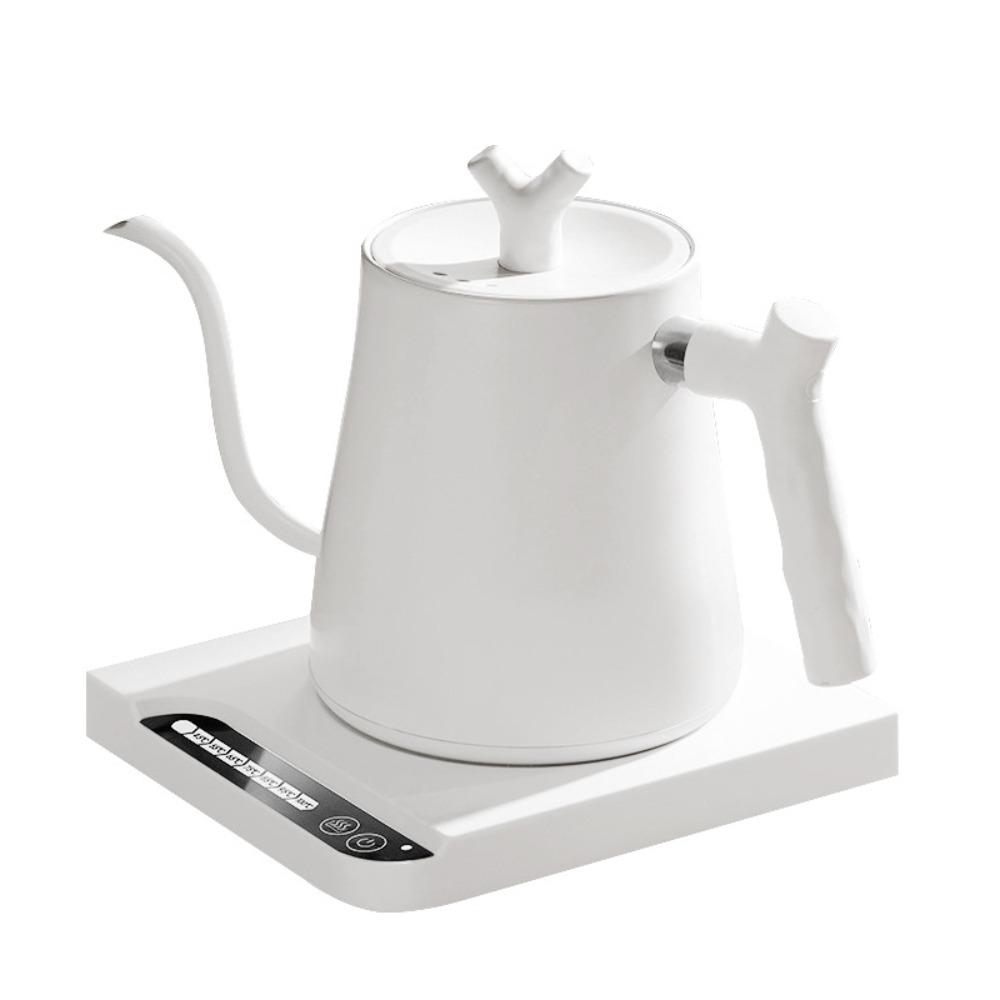 1000ML Goose-neck Electric Kettle Stainless Steel Smart Temp Control Electric Water Pot Fast Heating with Heated Base