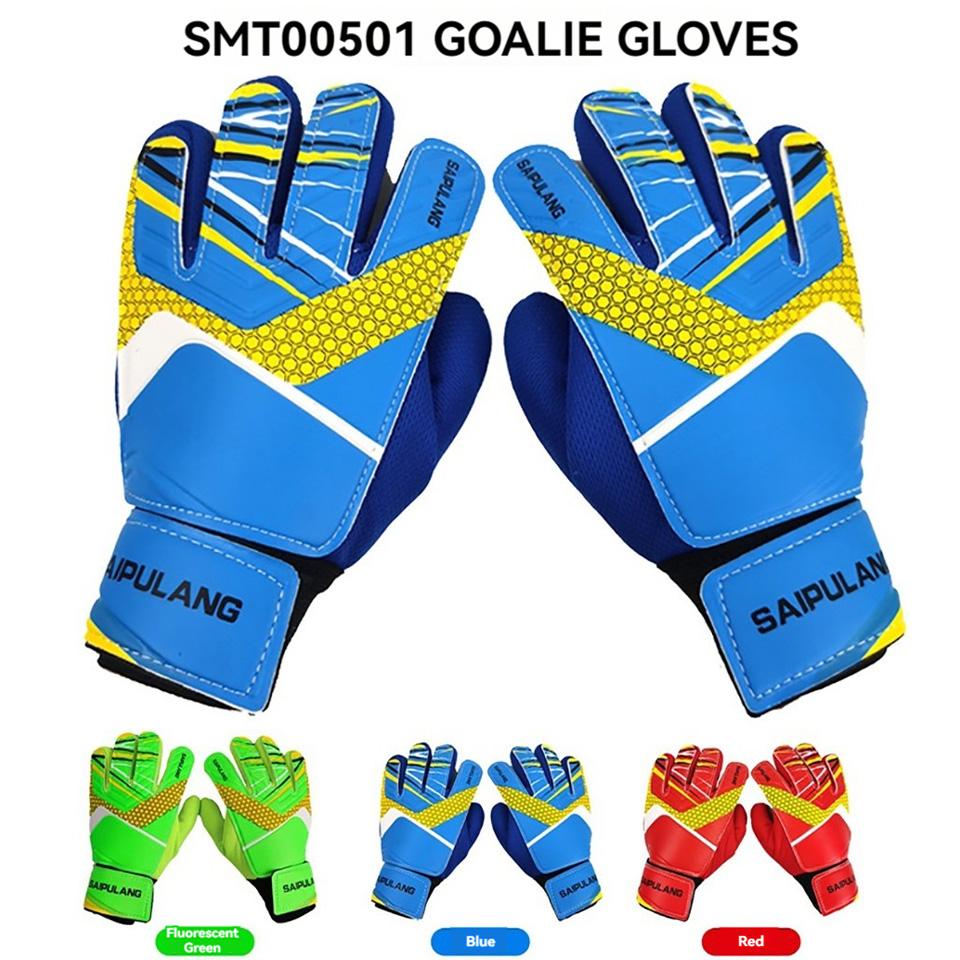 Loogdeel Football Goalkeeper Gloves Finger Protect Thickened Anti-slip Wear-resistant Adult Child Soccer Training Sports Gloves