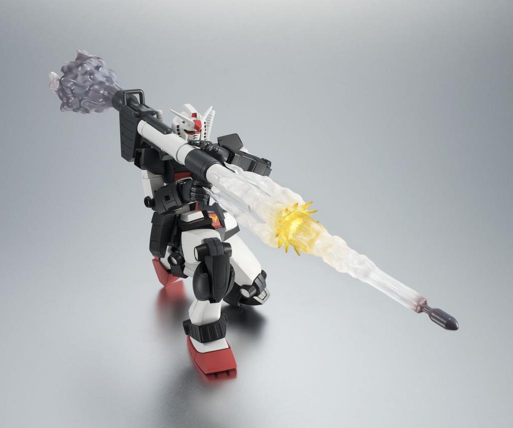 TAMASHII NATIONS ROBOT Spirits Mobile Suit Gundam Prototyp Gundam 125mm malowana ruchoma figurka [SIDE MS] RX-78-1 wer.. ANIME. Około. ABS i PCV