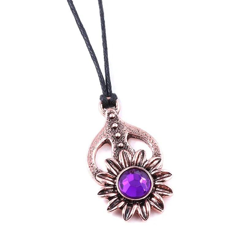 Game The Elder Scrolls 5 Skyrim Necklaces Amulet of Mara Dark Brotherhood Metal Necklace Cosplay Jewelry Gift