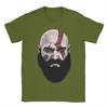 Vintage God of War Kratos TShirt Unisex Round Collar Cotton T Shirt Ghost of Sparta Short Sleeve Tee Shirt XL XL XL Tops