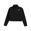 Womens/Ladies Glacier Quarter Zip Long-Sleeved Sweatshirt