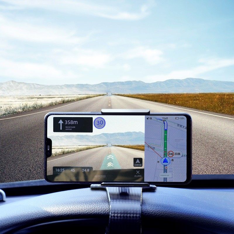 Neutral Car Phone Holder Dashboard Snap Clip Car Mount Car Navigation Support No Number