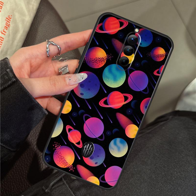 Outer Space Planet Stars Moon Case For ZTE Nubia RedMagic 11 Pro Plus 10 9 8 8S 9S 10S Pro 5G 5S 6 7 6S 7S Pro 11 Air Cover