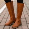 Winter New Style Boots Fashion Comfort Waterproof Classic Solid Color Long Boots Women's Over-the-Knee Boots Botas De Mujer