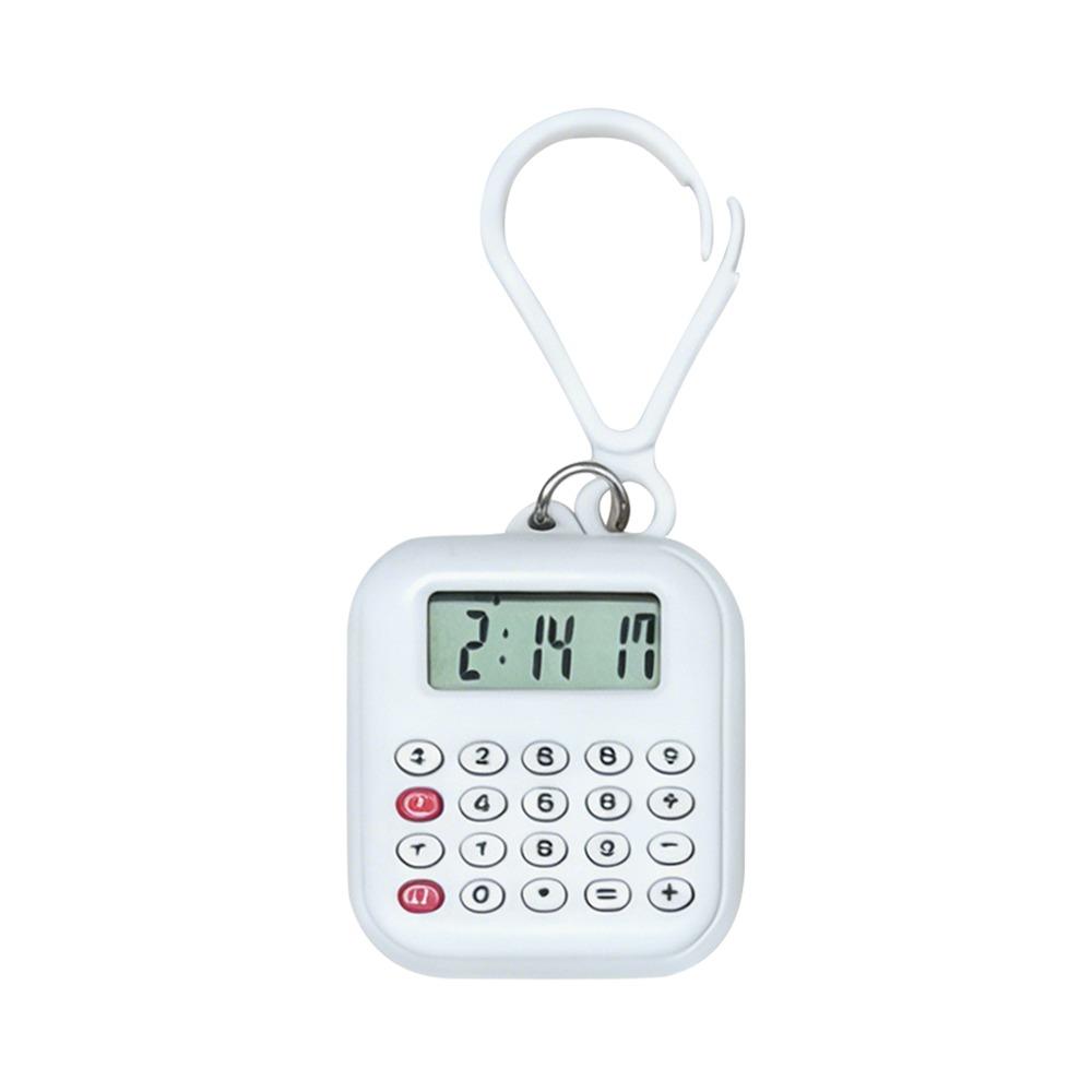 Multifunctional Mini Calculator 8 Digits Display Portable Keychain Calculator Silent Button Lightweight Electronic Calculator