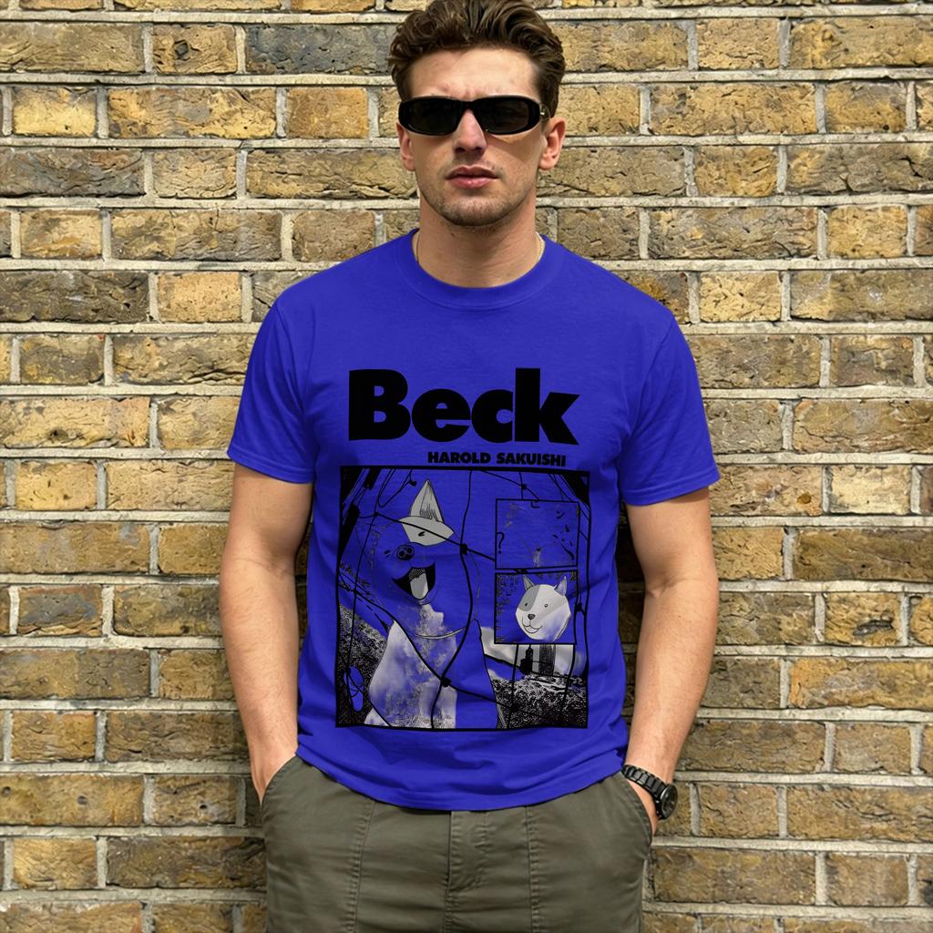 Anime Beck Mongolian Chop Squad 100% Coton T-shirt Pour Unisexe Été Vintage T-shirts Respirant Mode T-shirt Grande Taille