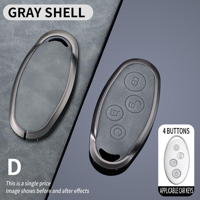 Premium Key Case for BYD Pro: Compatible with Song Plus, Yuan DMI, Dolphin, Han, Tang, Qin, Han EV - Protective Shell with Buckle