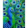 DIY PEACOCK 5D Diamantmaling Hel Rund Drill FUGLER Diamantbroderi Korssting Mosaikksett Harpiks Vegg Art Home Decor
