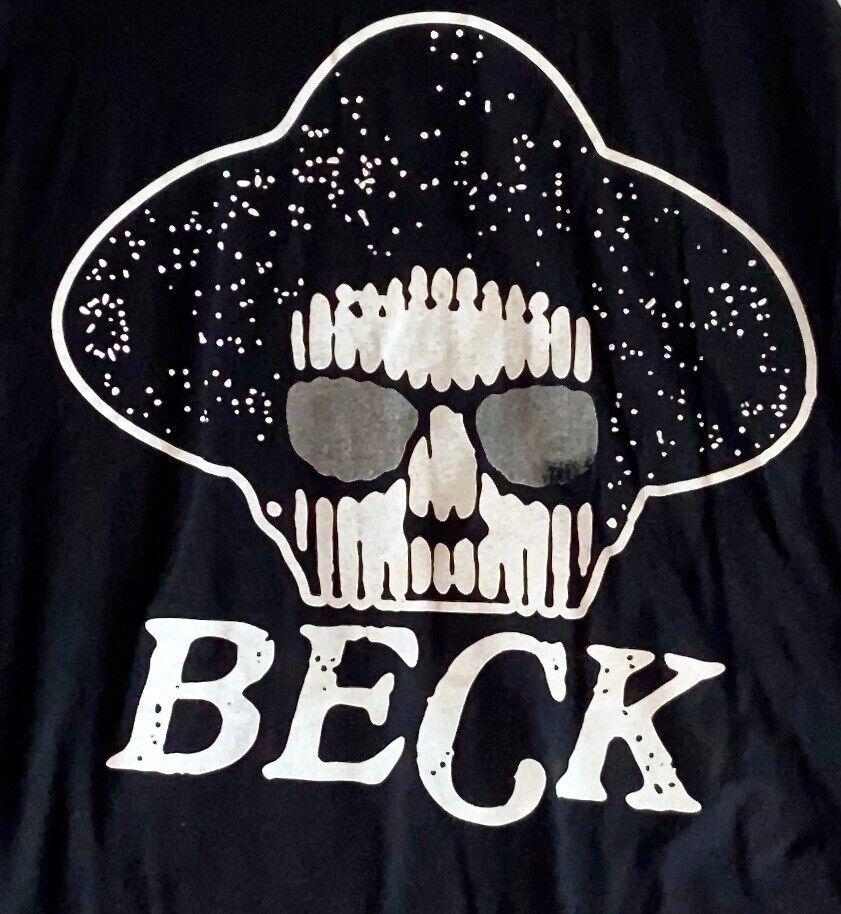 

Футболка Beck Рок-футболка Хип-хоп футболка Мужская Маленький Размер Концертная футболка Унисекс футболка XXXL