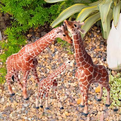3 Pieces Giraffe Animal Figurine Educational Toy Inspire Imagination and Creativity Animals