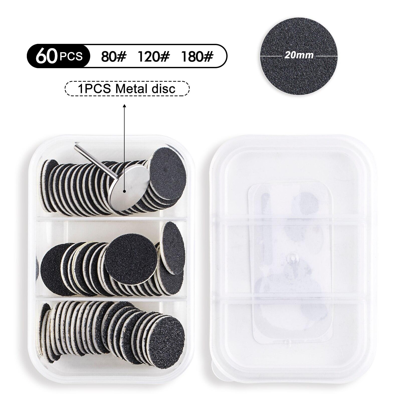 

60 шт. педикюрный диск для удаления омертвевшей кожи, сменная наждачная бумага для пяток, мозолистый педикюр XYZ