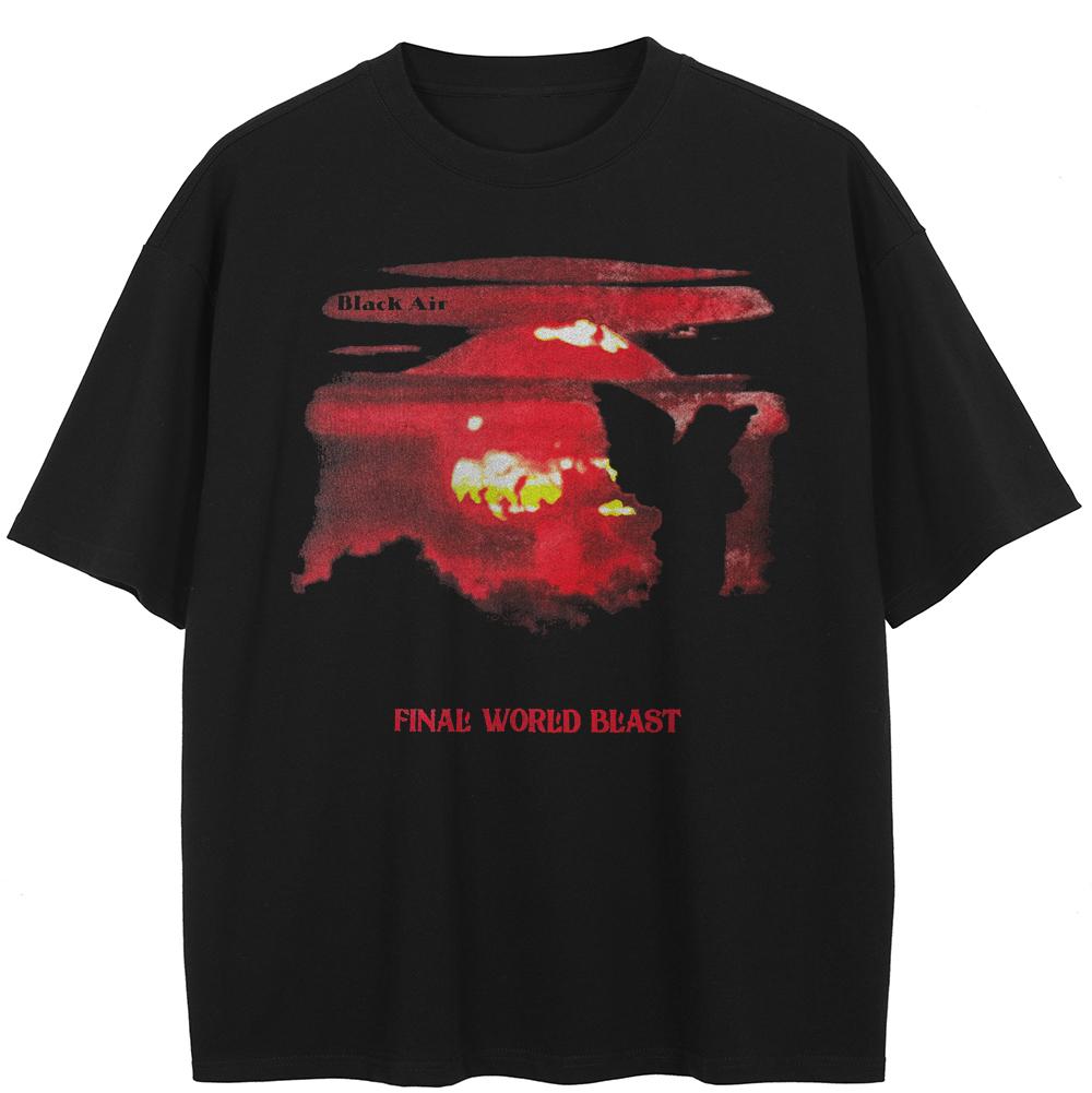 2026 Футболка Streetwear QUARTER 24 A37T034 XXL чёрный