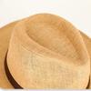 Spring Summer New Panama Straw Hat Fashion British Style Sun Protection Hat For Men Belted Paper Straw Beach Cap For Women