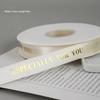 Foil-stamped Atterns Gold Ribbon Polyester Silk Ribbon Gift Wrapping Satin Ribbon  Birthday Party