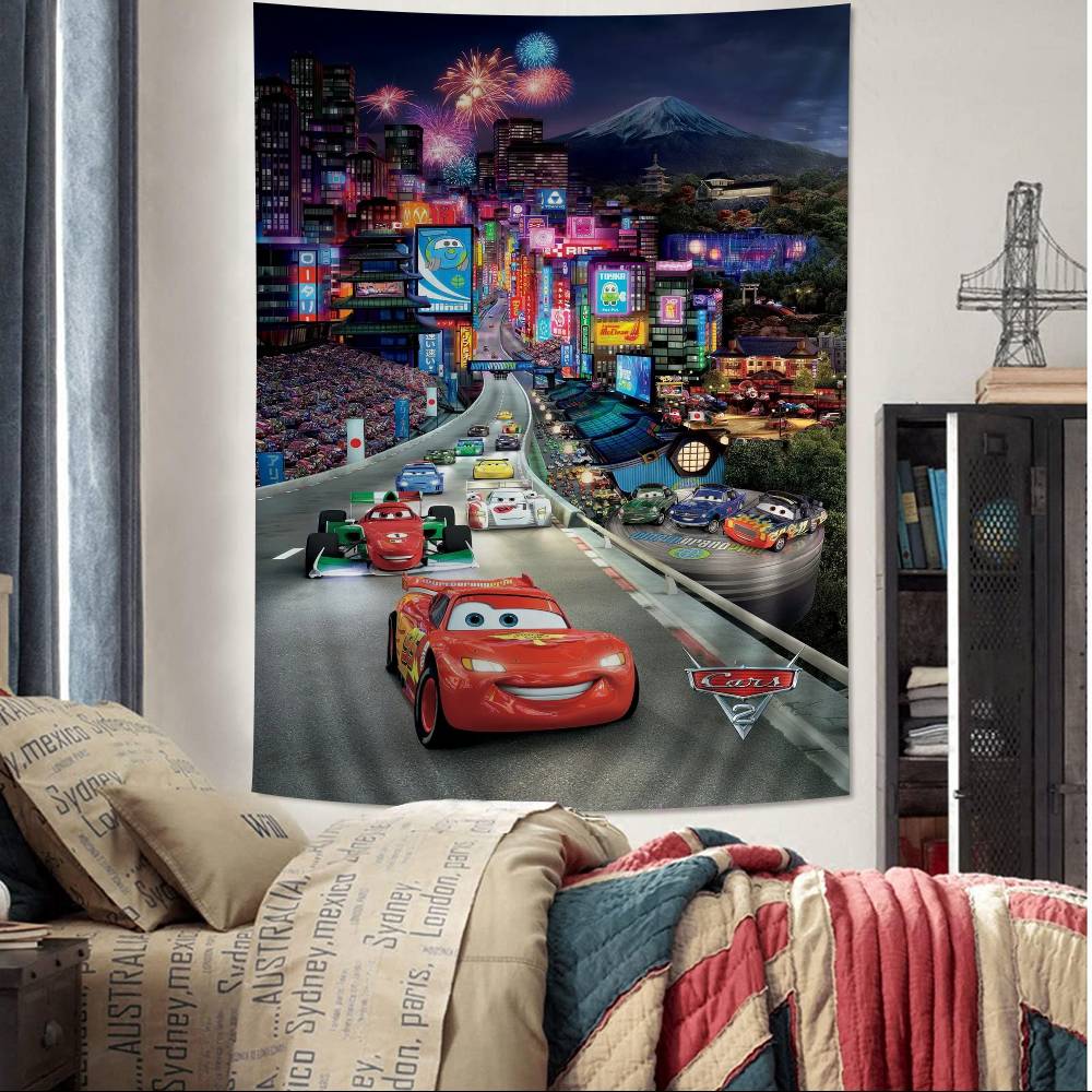 CCars DIY Wall Tapestry Art Science Fiction Room Home Decor Wall Art Decor