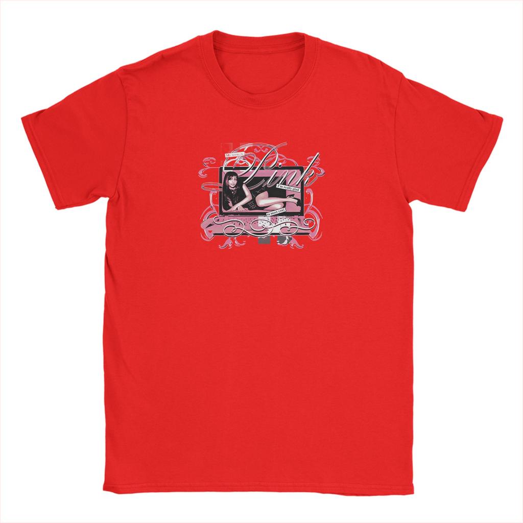 Pink Pantheress TShirts for Unisex Novelty 100 Cotton Tee Shirt Round Collar Short Sleeve T Shirts Unique Tops