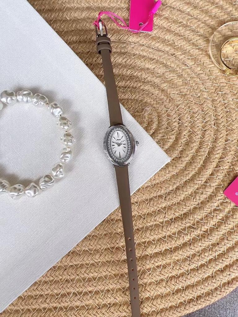 Small Watch Ladies Oval Women'S Watch Belt