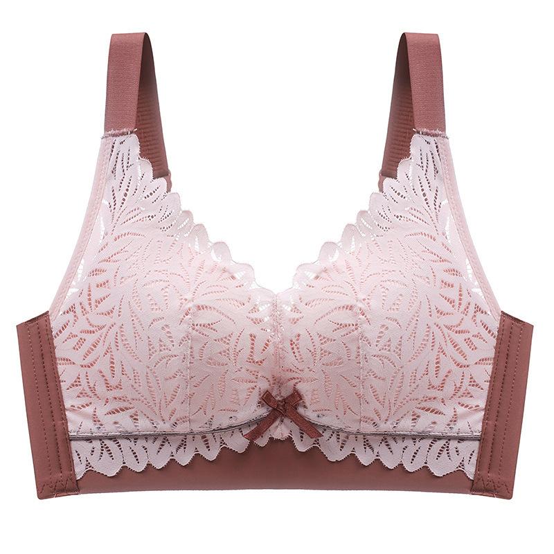 

Латексна білизна жіноча на кісточках тонка зі збіркою для зближення грудей, проти провисання, регульований бюстгальтер на літо 46/105E