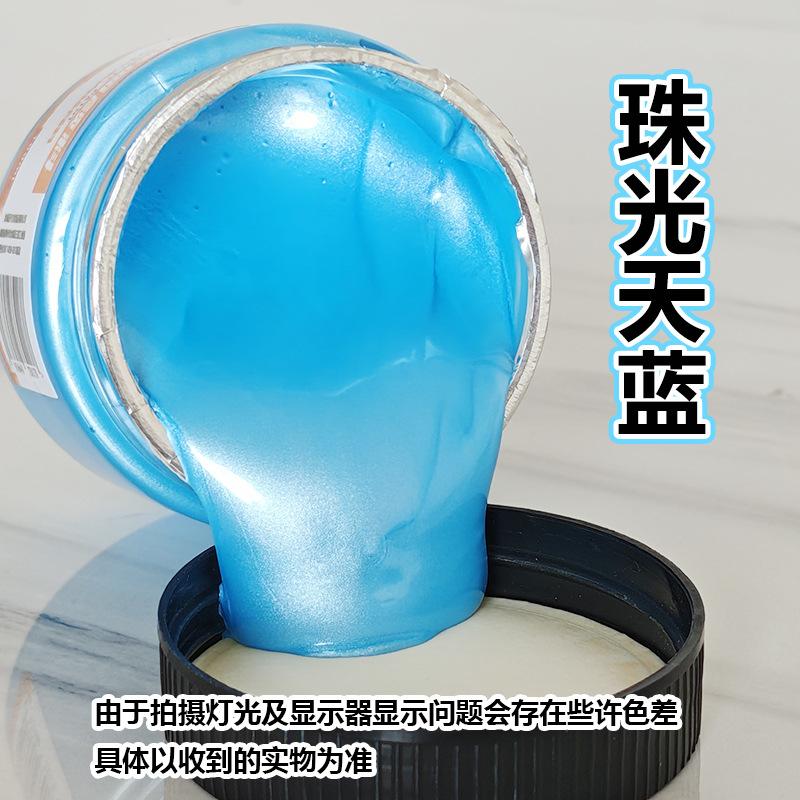 100/300ml Pearlescent Metallic Pigments Artists Standing Studio Training Wall Painting Pigments