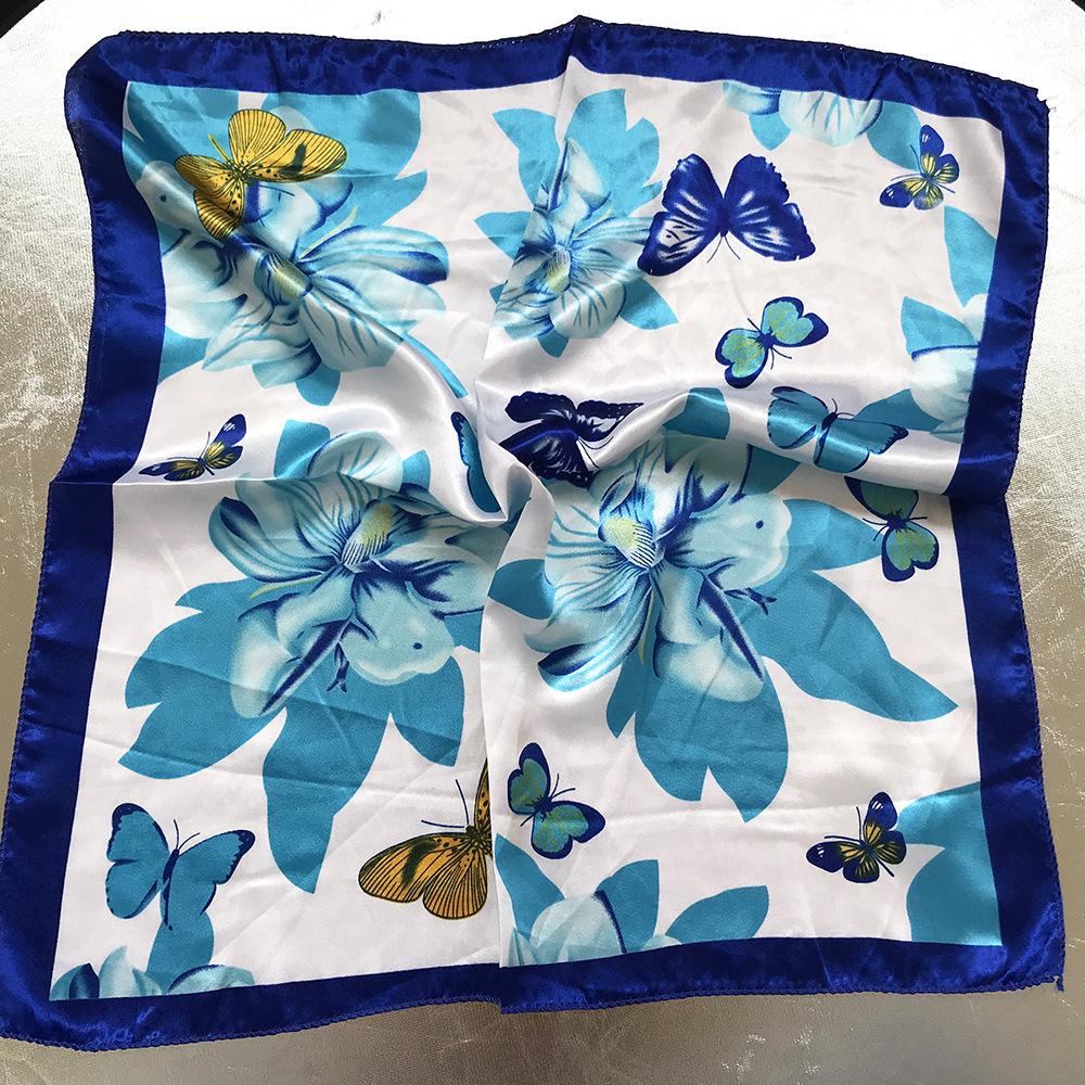Gift-Giving Bags, Korean Jewelry, Satin Imitation Silk, Small Square Scarf, Silk Scarf, Hand Scarf, Headscarf, Medium Square Scarf Manufacturer