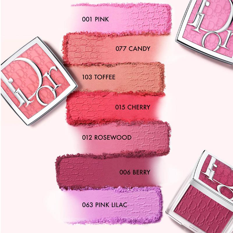 Dior Blush em Pó Rosy Glow Backstage com Cor Ativada por pH
