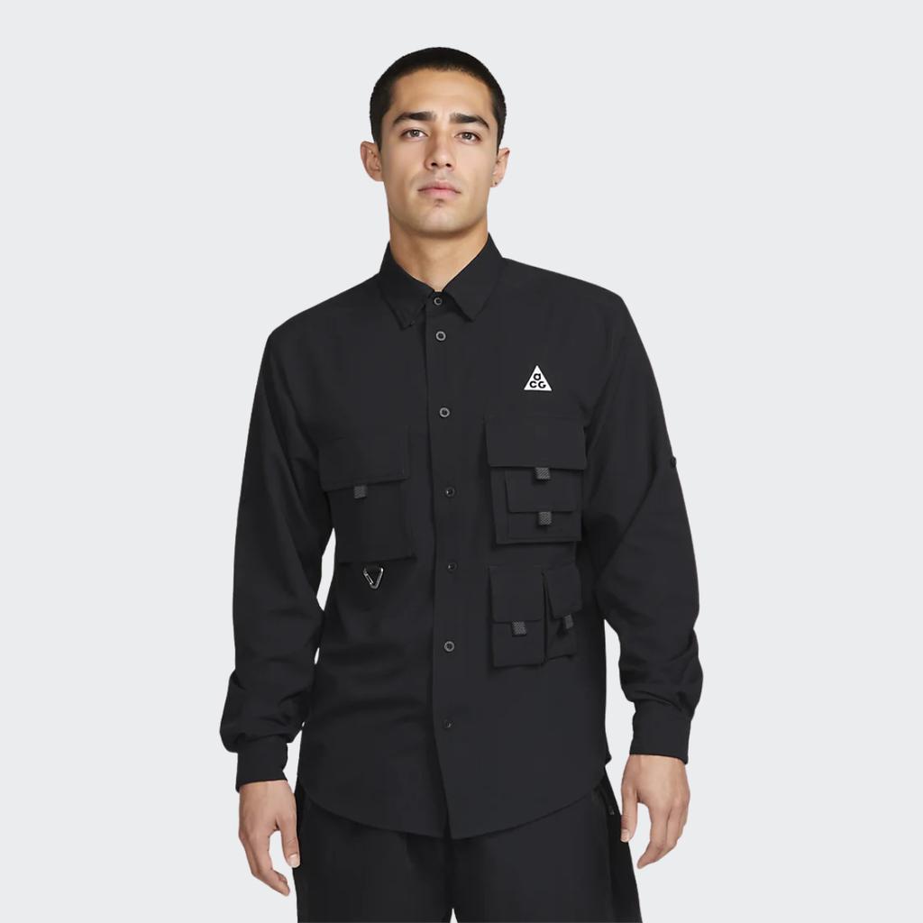 Nike ACG Single-Breasted Waterproof Jacket Men Outerwear Black DB1014-010