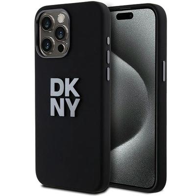 Dkny Dkhcp15Lsmcbsk Iphone 15 Pro6.1 Black Hardcase Liquid Silicone Metal Logo