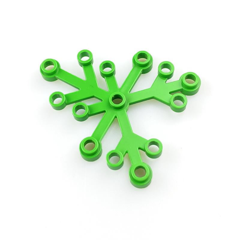 Compatible Small Particle Building Block Accessories 2417 Forest Plant Scene Props Big Branches, Branches, Leaves