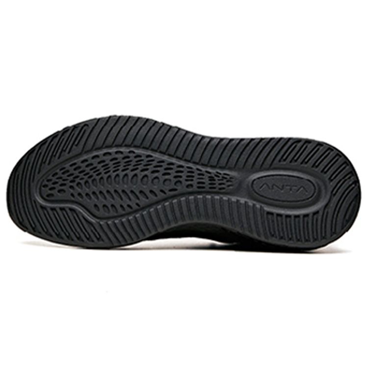 Anta C37+ Shock Absorbing Non-Slip Durable Low-Top Running Shoes Men Sneaker Black 912225537-4