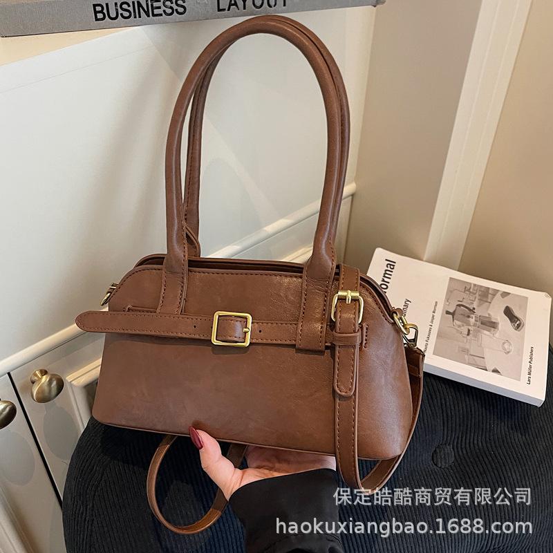 Premium Niche Bag Women's Autumn and Winter 2025 New Casual Shoulder Messenger Bag Popular Retro Portable Pillow Bag