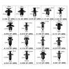 NEW 640PCS Boxed Mixed Car Door Bumper Panel Fender Retainer Push Rivet Fastener Clips With 30PCS Tool