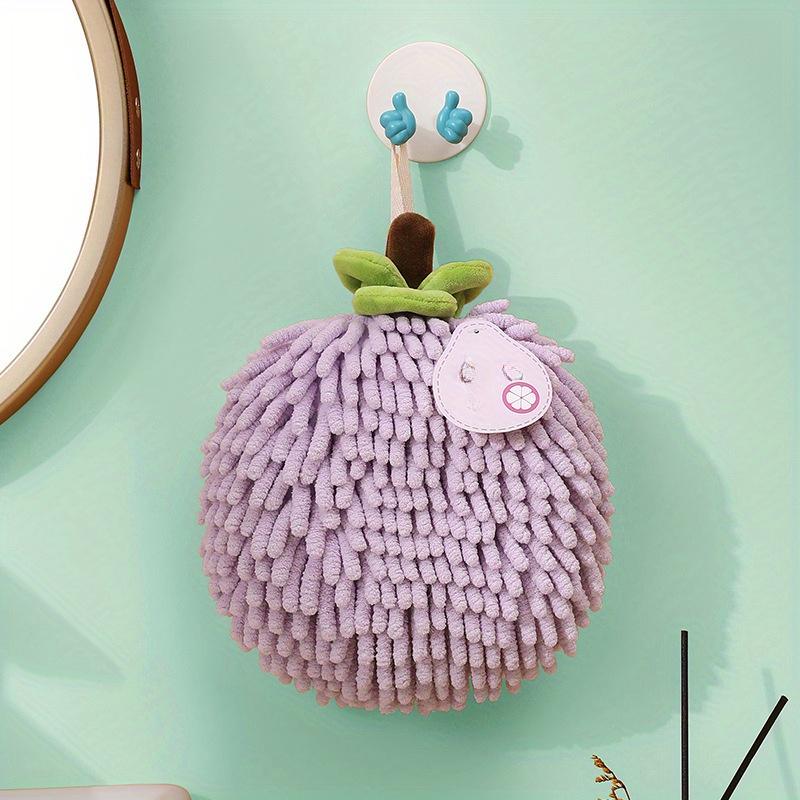 Schneeweißes Handtuch zum Aufhängen Küche Badezimmer Verdicktes Handtuchtuch Superabsorbierendes Handtuch Niedlich