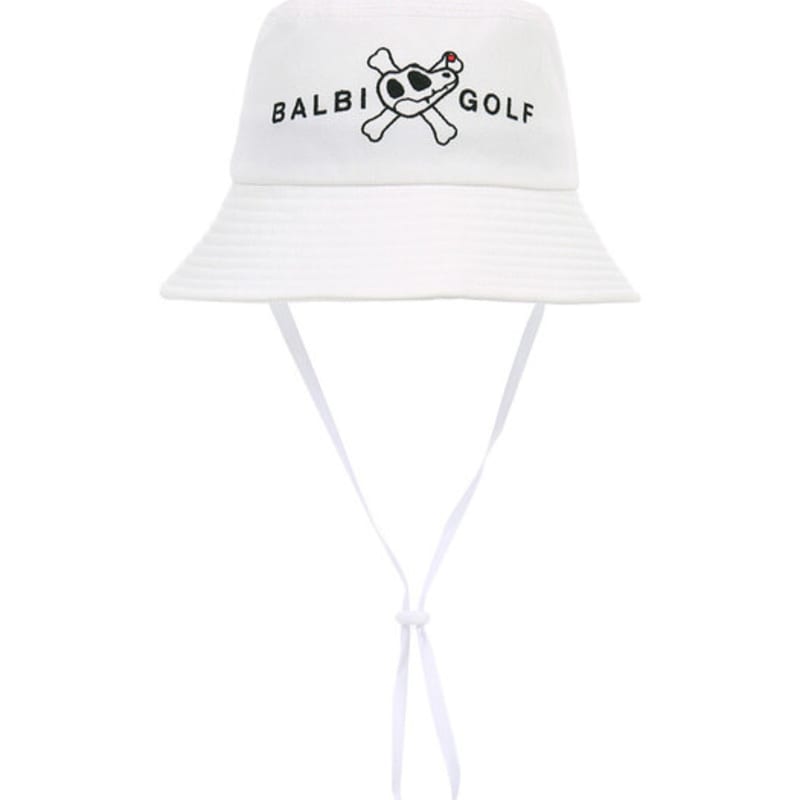 

BALBI Skull Balbi Cotton Men s Bucket Hat white